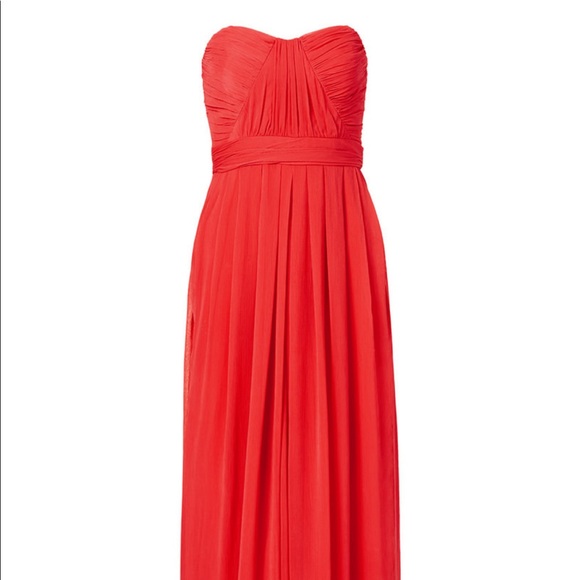 Badgley Mischka Faye Chiffon Gown NWOT - Picture 2 of 8